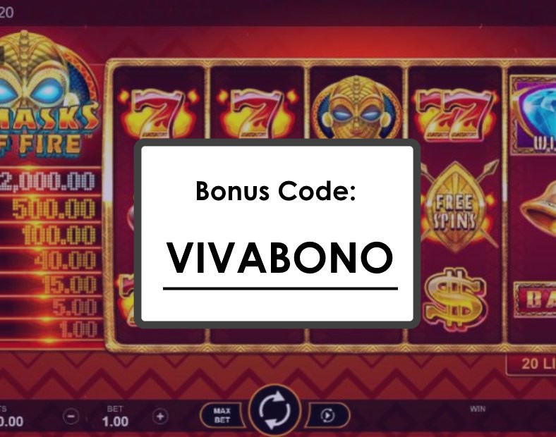 9 Masks of Fire Up to $120000 Win on Each Spin Play Now